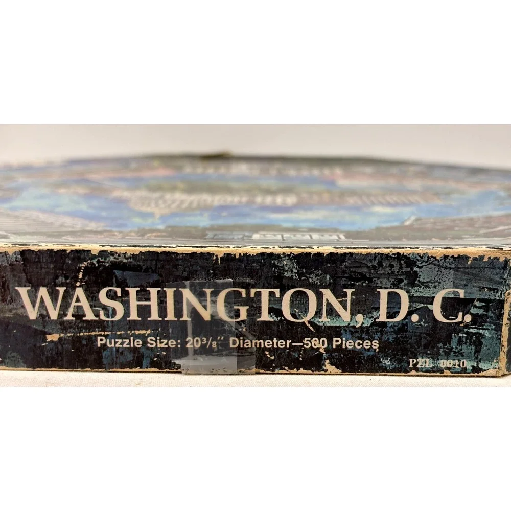 Vintage 1968 Springbok Washington DC Octagon Puzzle 580 Pieces Complete